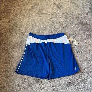 Asics Blue/White Basketball Shorts SIZE L